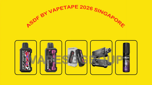 ASDF by VAPETAPE 2026 Singapore | OFFGRID, UNPLUG, ONEM RELOAD Collection