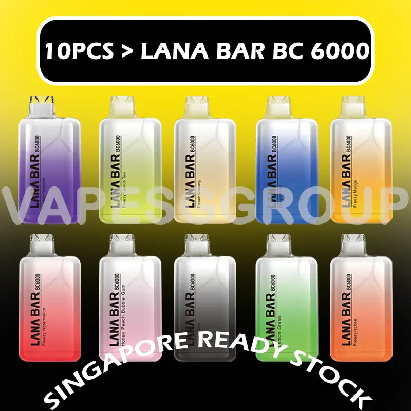 10pcs-LANA-BAR-BC-6000-BUNDLE-SINGAPORE-VAPESGGROUP