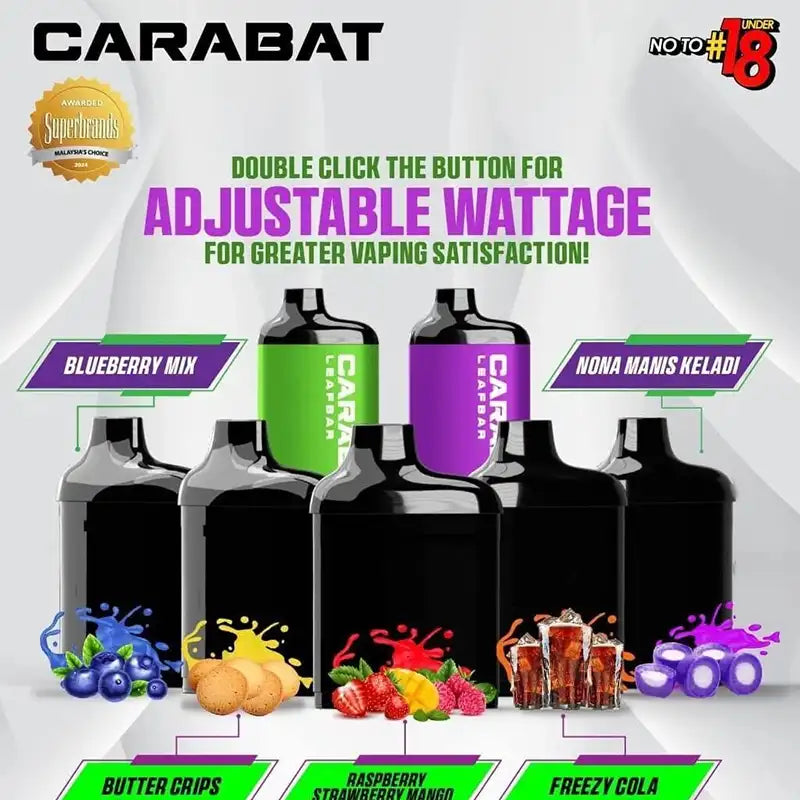 CARABAT-LEAFBAR-15000-CARTRIDGE-POD-FLAVOUR-SINGAPORE-VAPESGGROUP