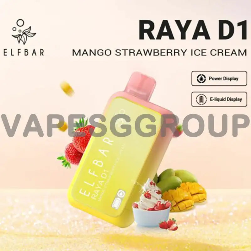 ELFBAR-RAYA-D1-13000-DISPOSABLE-FLAVOUR-MANGO-STRAWBERRY-ICE-CREAM-SINGAPORE-VAPESGGROUP