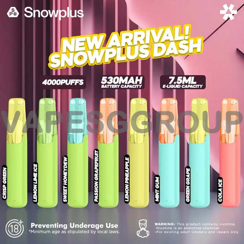 SNOWPLUS-DASH-4000-puffs-SINGAPORE-VAPESGGROUP