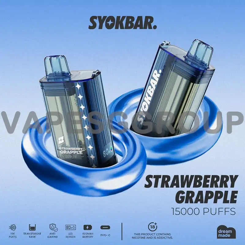 SYOKBAR-15000-DISPOSABLE-strawberry-grapple-SINGAPORE-VAPESGGROUP